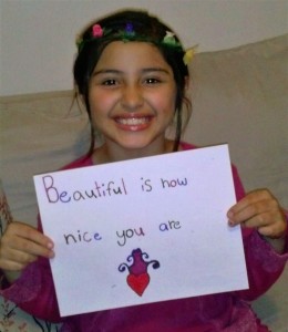 Beautiful is how nice you are.